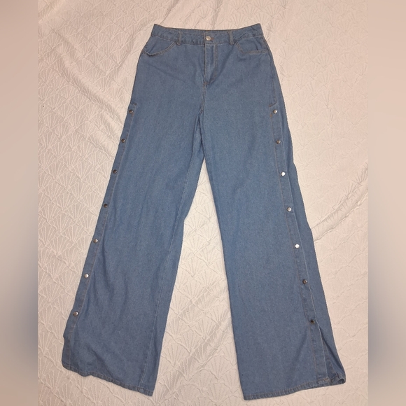 Sans Souci Wome Size M Light Blue Denim - Picture 9 of 16